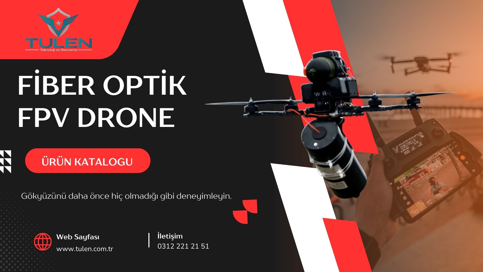 Fiber Optik Drone Katalog Kapak