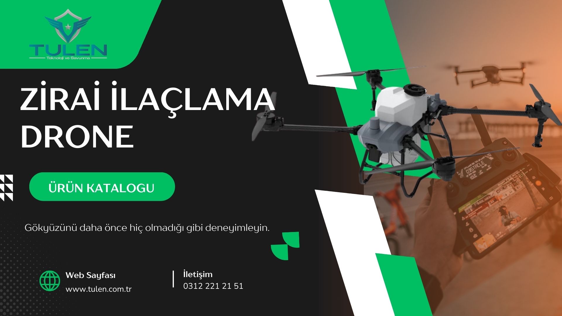 Zirai İlaçlama Drone Katalog Kapak